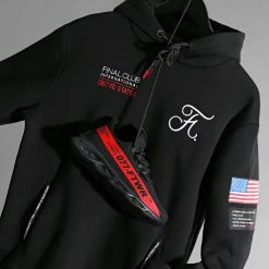 De gros 😉 Baskets Bande Rouge 1346 Noir de LBO ✨ -France LBO Soldes Boutique lbo 243473 FAB SHALBO 1346 20210310T120435 06