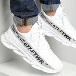 Meilleure affaire ✔️ Baskets Bande Gris 1348 Blanc de LBO 😍