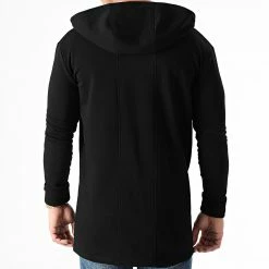 Le moins cher ⌛ Gilet Oversize Avec Capuche 1448 Noir de LBO 🌟 -France LBO Soldes Boutique lbo 243530 FAB SHALBO 1448 20201209T161807 04