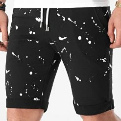 Tout neuf 🔥 Short Jogging Speckle 1493 Noir de LBO 🎉
