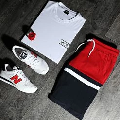 Les meilleures critiques de 😀 Short Jogging Tricolore 1507 Rouge Bleu Marine de LBO 🛒 -France LBO Soldes Boutique lbo 247255 FAB SHALBO 1507 20210305T134900 05