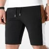 Budget ✔️ Short Jogging A Bandes Poly 1492 Noir Blanc Camel de LBO 🥰 -France LBO Soldes Boutique lbo 248887 FAB SHALBO 1492 20210311T143424 01