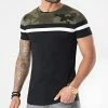 Promo 🧨 Tee 👕 Shirt Tricolore 1576 Vert Kaki Noir Camouflage de LBO 🎉 -France LBO Soldes Boutique lbo 248907 FAB SHALBO 1576 20210308T143238 01