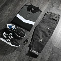 Offres 🔔 Polo Manches Courtes Tricolore 1554 Noir Gris Anthracite de LBO 🔔 8 Offres 🔔 Polo Manches Courtes Tricolore 1554 Noir Gris Anthracite de LBO 🔔 -France LBO Soldes Boutique lbo 249000 FAB SHALBO 1554 20210311T144916 03