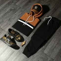 Meilleure vente 🤩 Ensemble De Survêtement Tricolore 1566 Camel Blanc Noir de LBO 🧨 -France LBO Soldes Boutique lbo 249812 FAB SHALBO 1566 20210414T120257 05