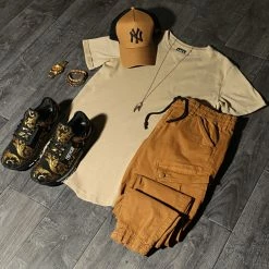 Sortie 😍 Tee 👚 Shirt Oversize 1568 Beige de LBO ✔️ -France LBO Soldes Boutique lbo 249815 FAB SHALBO 1568 20210414T120318 03