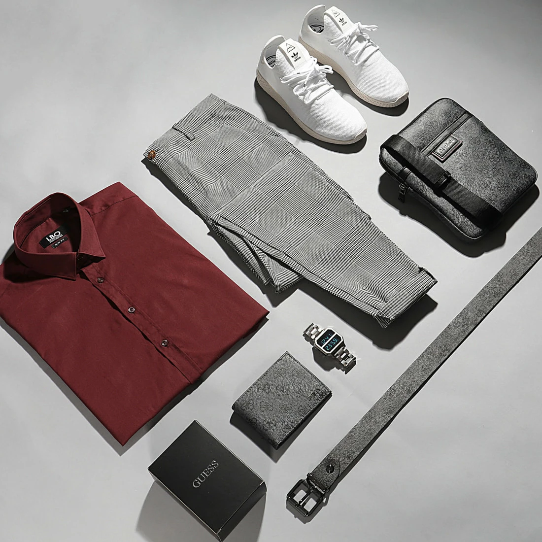 Acheter 😀 Chemise Manches Courtes Slim Fit 1363 Bordeaux de LBO 😉 5 Acheter 😀 Chemise Manches Courtes Slim Fit 1363 Bordeaux de LBO 😉 – Image 3