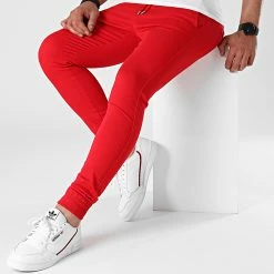 Coupon ✨ Jogger Pant Super Skinny 1439 Rouge de LBO 🧨 -France LBO Soldes Boutique lbo 251442 FAB SHALBO 1439 20210430T115540 03
