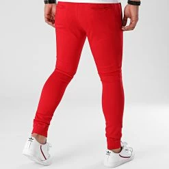 Coupon ✨ Jogger Pant Super Skinny 1439 Rouge de LBO 🧨 -France LBO Soldes Boutique lbo 251442 FAB SHALBO 1439 20210430T115542 04