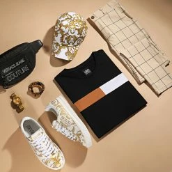 Promo 🛒 Tee 👕 Shirt Bande Bicolore 1609 Noir de LBO ❤️ -France LBO Soldes Boutique lbo 251445 FAB SHALBO 1609 20210512T095207 05