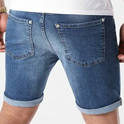 Top 10 🔔 Short Jean Skinny Fit 1463 Denim Bleu Medium de LBO 👏 -France LBO Soldes Boutique lbo 253797 FAB SHALBO 1463 20210409T163648 04