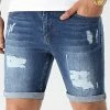 Le moins cher ✔️ Short Jean Skinny Fit Avec Dechirures 1468 Denim Bleu Medium de LBO 💯 -France LBO Soldes Boutique lbo 253814 FAB SHALBO 1468 20210402T141055 01