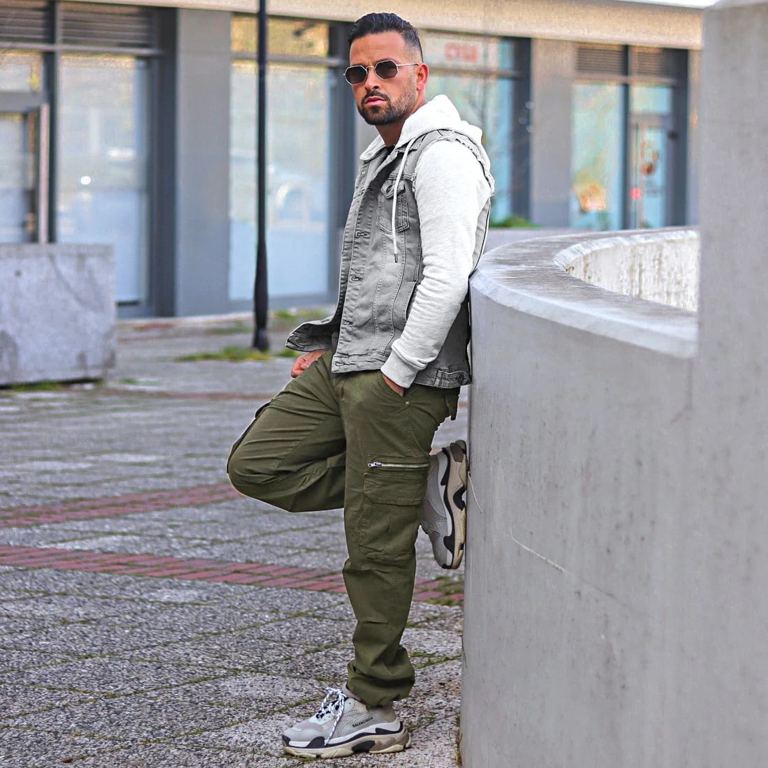 Bon marché 💯 Veste Jean A Capuche 1528 Gris Denim Gris Clair de LBO 🌟 8 Bon marché 💯 Veste Jean A Capuche 1528 Gris Denim Gris Clair de LBO 🌟 – Image 6