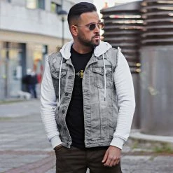 Bon marché 💯 Veste Jean A Capuche 1528 Gris Denim Gris Clair de LBO 🌟 17 Bon marché 💯 Veste Jean A Capuche 1528 Gris Denim Gris Clair de LBO 🌟 -France LBO Soldes Boutique lbo 256861 FAB SHALBO 1528 20220302T094706 06