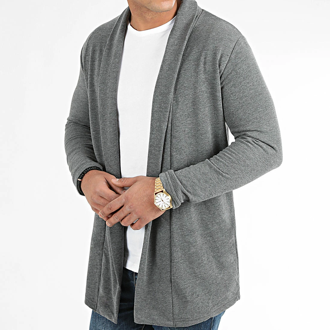 Budget 👏 Gilet Oversize 1627 Gris Anthracite de LBO 🌟 5 Budget 👏 Gilet Oversize 1627 Gris Anthracite de LBO 🌟 – Image 3