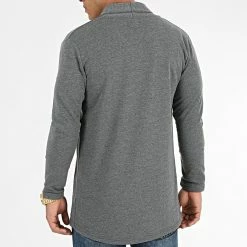 Budget 👏 Gilet Oversize 1627 Gris Anthracite de LBO 🌟 9 Budget 👏 Gilet Oversize 1627 Gris Anthracite de LBO 🌟 -France LBO Soldes Boutique lbo 256866 FAB SHALBO 1627 20211018T124600 04