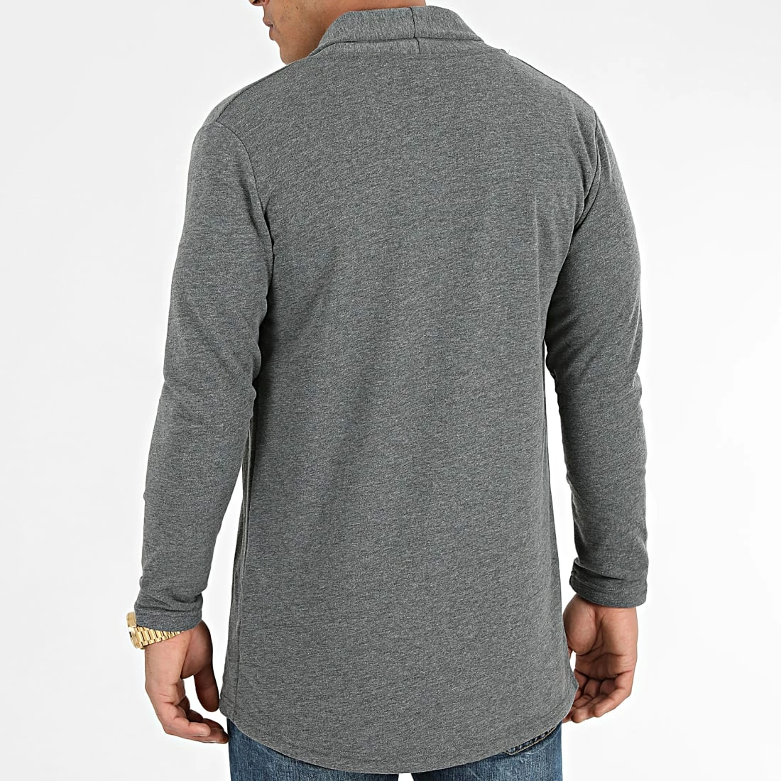 Budget 👏 Gilet Oversize 1627 Gris Anthracite de LBO 🌟 6 Budget 👏 Gilet Oversize 1627 Gris Anthracite de LBO 🌟 – Image 4