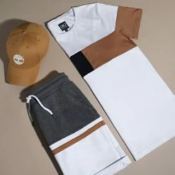 Offres ⭐ Tee 👚 Shirt Empiècement Bicolore 1648 Blanc de LBO 🎉 -France LBO Soldes Boutique lbo 258498 FAB SHALBO 1648 20210527T114017 05