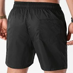 Sortie ✨ Short De Bain Uni 0001 Noir de LBO ❤️ -France LBO Soldes Boutique lbo 258973 FAB 1070510 0001 20210527T152238 04