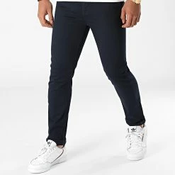 Nouveau 💯 Pantalon Chino 1203 Bleu Marine de LBO ❤️