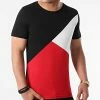 Vente flash 👍 Tee 👚 Shirt Tricolore 1740 Noir Blanc Rouge de LBO 👏 -France LBO Soldes Boutique lbo 262200 FAB SHALBO 1740 20210519T090017 01