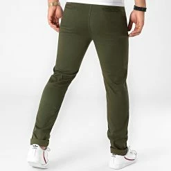 Offres 👍 Pantalon Chino 1206 Vert Kaki de LBO 👏 -France LBO Soldes Boutique lbo 262922 FAB SHALBO 1206 20210709T135151 04