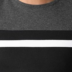 Meilleur prix ⭐ Ensemble Tee 👕 Shirt Pantalon Jogging Tricolore 1754 Noir Gris Anthracite de LBO 🎁 -France LBO Soldes Boutique lbo 262933 FAB SHALBO 1754 20210603T143509 03