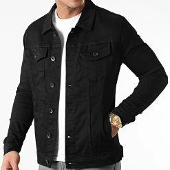 Budget ⌛ Veste Jean 1532 Denim Noir de LBO 🌟 -France LBO Soldes Boutique lbo 264698 FAB SHALBO 1532 20210727T153757 03
