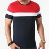 Tout neuf 👍 Tee 👕 Shirt Tricolore 679 Bleu Marine Rouge Blanc de LBO 😉 -France LBO Soldes Boutique lbo 265002 SHALBO 679 TS 20210507T073507 01