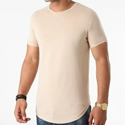 Coupon 👏 Lot de 2 Tee 👚 Shirts Oversize 1770 Beige Noir de LBO ❤️ -France LBO Soldes Boutique lbo 265066 FAB SHALBO 1770 20210618T150810 04