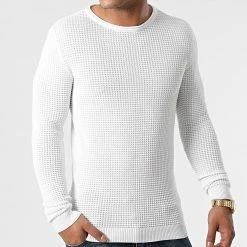 Sortie 👏 Pull Texturé 0057 Blanc de LBO ✨
