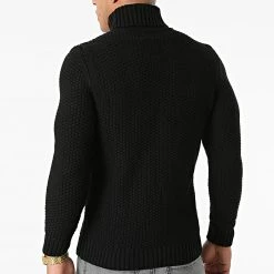 Sortie 🎉 Pull Col Roulé Torsades 0064 Noir de LBO 🧨 -France LBO Soldes Boutique lbo 266123 FAB LBO 1070546 0064 20210728T123420 03