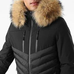 Meilleure affaire 🤩 Doudoune Capuche Tech Fitted Avec Fourrure Beige 0027 Noir de LBO 🔥 -France LBO Soldes Boutique lbo 269128 FAB LBO 1070510 0027 20211008T135602 02
