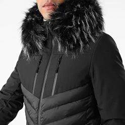 Offres 😉 Doudoune Capuche Tech Fitted Avec Fourrure Noir Melange 0028 Noir de LBO ⌛ -France LBO Soldes Boutique lbo 269130 FAB LBO 1070510 0028 20211008T135621 02