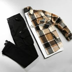 De gros ❤️ Pantalon Cargo 1747 Noir de LBO 🎉 -France LBO Soldes Boutique lbo 269421 FAB SHALBO 1747 20210921T093847 05