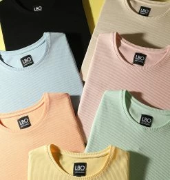 Top 10 🎉 Tee 👕 Shirt Oversize 1849 Bleu Pastel de LBO 👍 -France LBO Soldes Boutique lbo 269818 FAB SHALBO 1849 20210720T083959 05