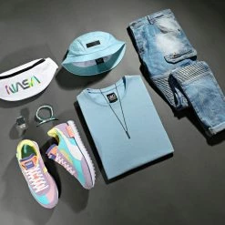 Top 10 🎉 Tee 👕 Shirt Oversize 1849 Bleu Pastel de LBO 👍 -France LBO Soldes Boutique lbo 269818 FAB SHALBO 1849 20210730T122105 06