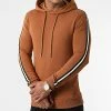 Le moins cher 🎁 Sweat Capuche A Bandes 1807 Camel de LBO 🔥 -France LBO Soldes Boutique lbo 270353 FAB SHALBO 1807 20211015T160055 01