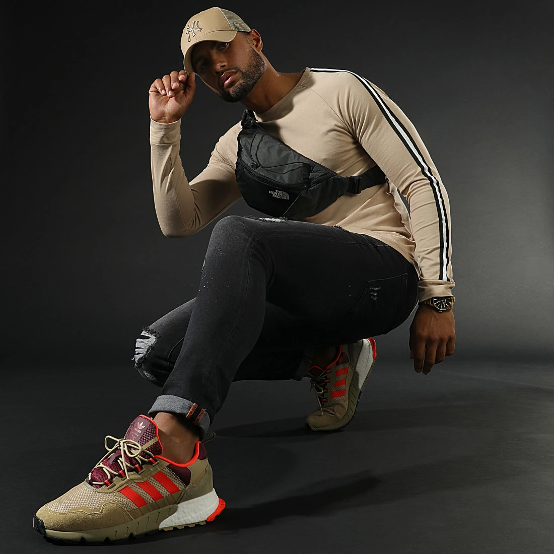 Sortie 🎉 Tee 👕 Shirt Manches Longues Oversize Avec Bandes 1820 Beige de LBO 🔥 5 Sortie 🎉 Tee 👕 Shirt Manches Longues Oversize Avec Bandes 1820 Beige de LBO 🔥 – Image 3