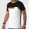 Sortie 🌟 Tee 👕 Shirt Poche Tricolore 1853 Noir Blanc Orange de LBO 🌟 -France LBO Soldes Boutique lbo 270362 FAB SHALBO 1853 20210722T144053 01