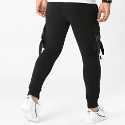 Meilleure affaire 🧨 Pantalon Jogging Cargo 1771 Noir de LBO ❤️ -France LBO Soldes Boutique lbo 271046 FAB SHALBO 1771 20210719T152450 04