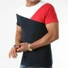 Nouveau 😀 Tee 👚 Shirt Tricolore 1821 Bleu Marine Rouge Blanc de LBO 😉 -France LBO Soldes Boutique lbo 271060 FAB SHALBO 1821 20210727T154005 01