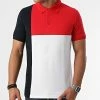 De gros ⌛ Polo Manches Courtes Tricolore 1781 Bleu Marine Blanc Rouge de LBO 🎉 -France LBO Soldes Boutique lbo 271567 FAB SHALBO 1781 20211001T153448 01