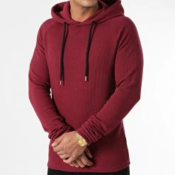 Coupon 💯 Sweat Capuche 1787 Bordeaux de LBO ⌛