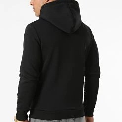 Coupon 👍 Veste Zippée Capuche Bimatière 1378 Noir de LBO ✔️ -France LBO Soldes Boutique lbo 275386 FAB SHALBO 1378 20211015T121113 04