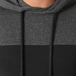 Grosses soldes 💯 Sweat Capuche Tricolore 1955 Noir Gris Anthracite Blanc de LBO 😉 -France LBO Soldes Boutique lbo 277033 FAB SHALBO 1955 20210903T140219 02