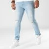 Meilleure vente 🌟 Jean Slim Fit Avec Déchirures 1869 Bleu Wash de LBO 🎉 1 Meilleure vente 🌟 Jean Slim Fit Avec Déchirures 1869 Bleu Wash de LBO 🎉 -France LBO Soldes Boutique lbo 277038 FAB SHALBO 1869 20210910T153402 01