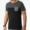 Offres ❤️ Tee 👕 Shirt Poche 1977 Noir Gris Anthracite de LBO 🤩 -France LBO Soldes Boutique lbo 280239 FAB SHALBO 1977 20211001T073428 01