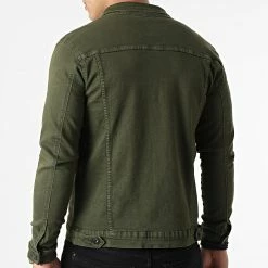 Nouveau 👏 Veste Jean Slim Fit 1539 Denim Khaki de LBO 🥰 -France LBO Soldes Boutique lbo 283213 FAB SHALBO 1539 20220225T153043 04
