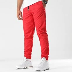 Tout neuf ✔️ Pantalon Jogging Diamant 1070510-0020 Rouge de LBO ⭐ -France LBO Soldes Boutique lbo 283531 FAB 1070510 0020 20211015T120528 04